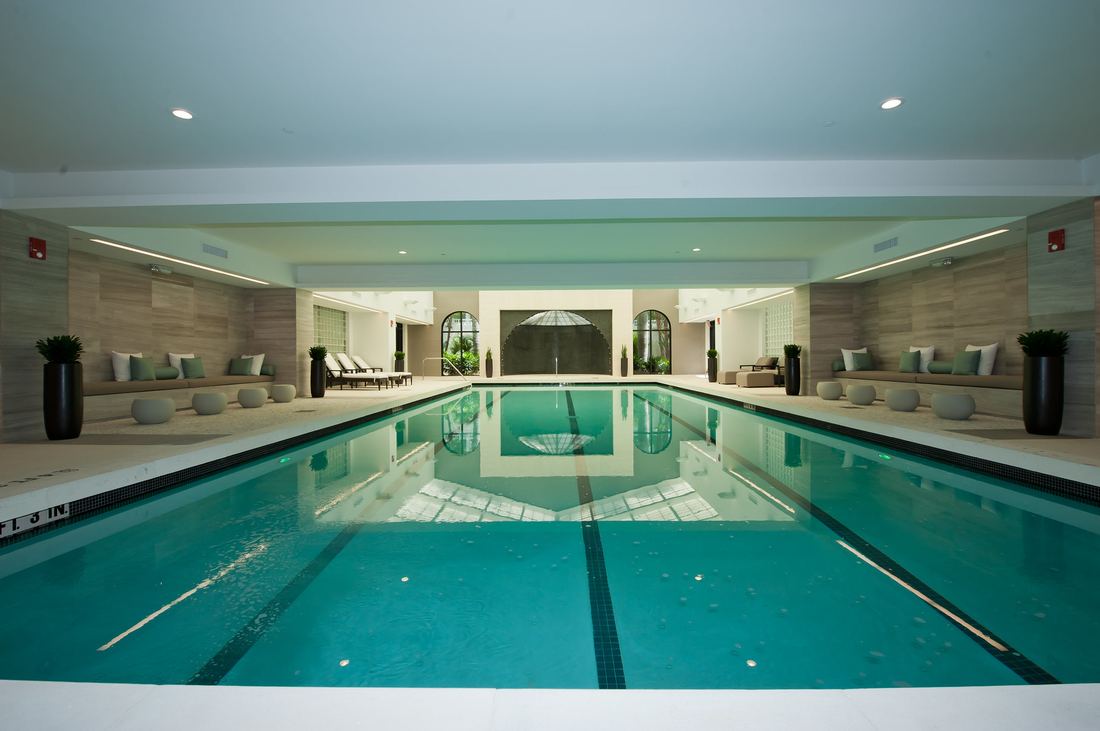 Indoor lap pool